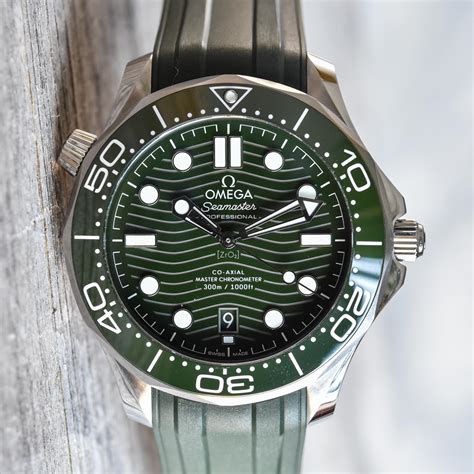 omega seamaster 300m green dial